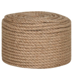 Corde de jute 50 m de long 10 mm d'épaisseur