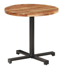 Table de bistro Ronde Ø80x75 cm Bois d'acacia massif