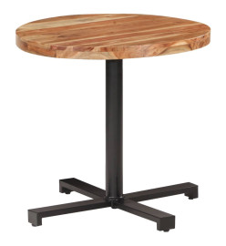 Table de bistro Ronde Ø80x75 cm Bois d'acacia massif