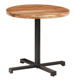 Table de bistro Ronde Ø80x75 cm Bois d'acacia massif