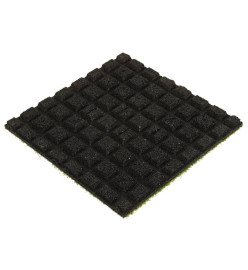 Carreaux de gazon artificiel 4 pcs 50x50x2,5 cm Caoutchouc