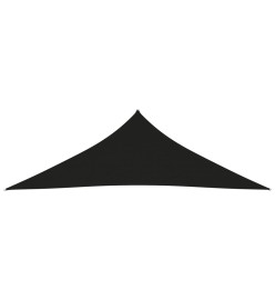 Voile de parasol Tissu Oxford triangulaire 3,5x3,5x4,9 m Noir