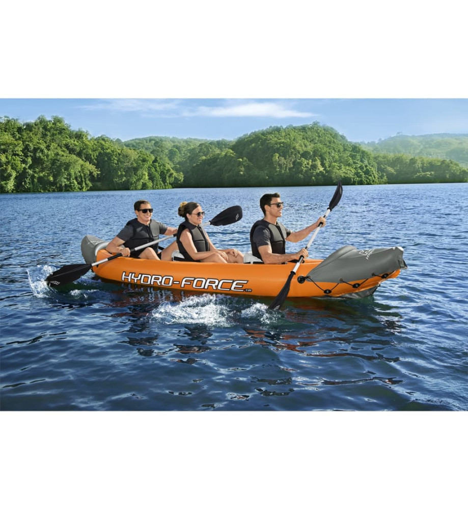 Bestway Ensemble de kayak gonflable Hydro-Force Rapid 3 personnes