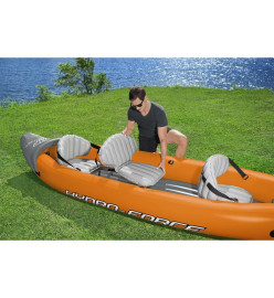 Bestway Ensemble de kayak gonflable Hydro-Force Rapid 3 personnes