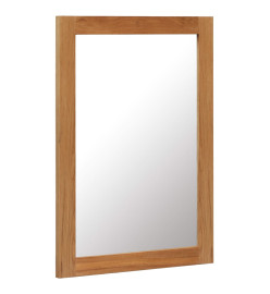 Miroir 50x70 cm Bois de chêne massif