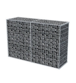 Panier de gabion Acier galvanisé 150x50x100 cm