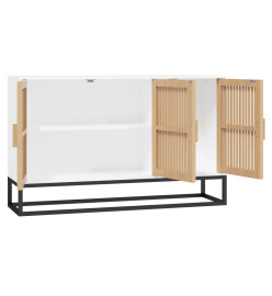 Buffet blanc 105x30x65 cm bois d'ingénierie