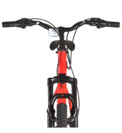 Vélo de montagne 21 vitesses Roues 29 pouces Cadre 53 cm Rouge