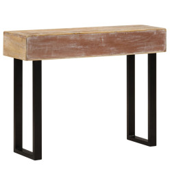 Table console 100x30x75 cm Bois de manguier massif