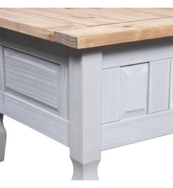 Table basse Pin mexicain Gamme Corona Gris 100x60x45 cm