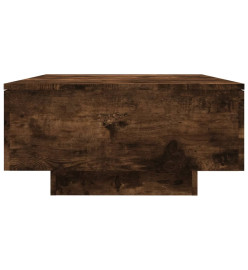 Table basse Chêne fumé 90x60x31 cm Bois d'ingénierie