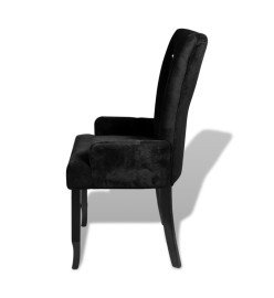 Fauteuil Noir Velours