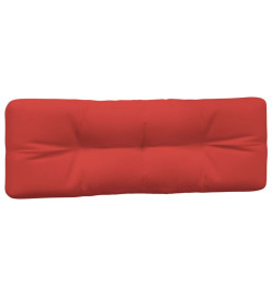 Coussins de palette 2 pcs rouge tissu