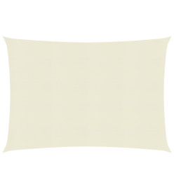 Voile d'ombrage 160 g/m² Crème 3x4,5 m PEHD