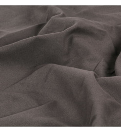 Rideaux avec anneaux en métal 2 pcs Coton 140x245 cm Anthracite