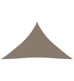 Voile de parasol Tissu Oxford triangulaire 2,5x2,5x3,5 m Taupe