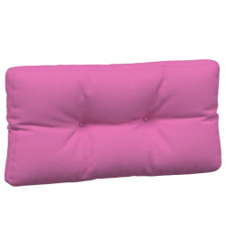 Coussins de palette 7 pcs rose tissu