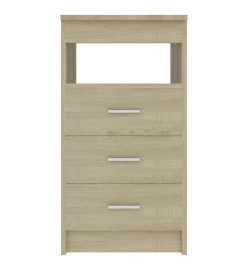 Armoire à tiroirs Chêne sonoma 40x50x76 cm Bois d'ingénierie