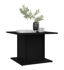 Table basse Noir 55,5x55,5x40 cm Aggloméré