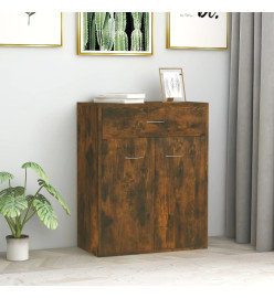 Buffet Chêne fumé 60x30x75 cm Bois d'ingénierie