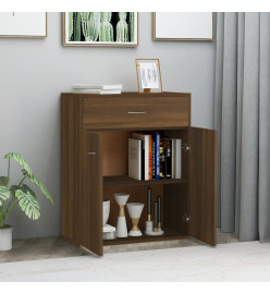 Buffet Chêne marron 60x30x75 cm Bois d'ingénierie