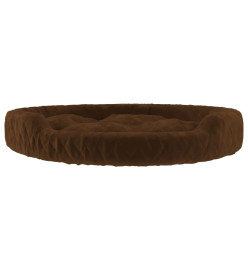 Lit pour chien Marron 70x55x23 cm Peluche