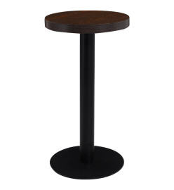 Table de bistro Marron foncé 40 cm MDF