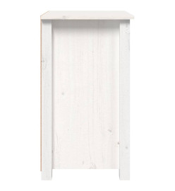 Tables de chevet 2 pcs Blanc 40x35x61,5 cm Bois de pin massif