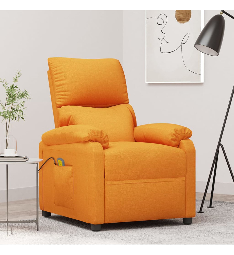 Fauteuil de massage Jaune Tissu