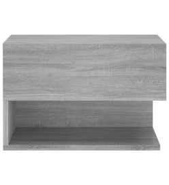 Tables de chevet murales 2 pcs Sonoma gris