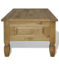 Table basse Pin mexicain Gamme Corona 100 x 60 x 45 cm