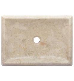 Lavabo Crème 50x35x10 cm Marbre