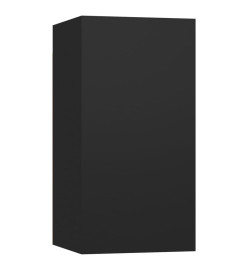 Meubles TV 4 pcs Noir 30,5x30x60 cm Aggloméré