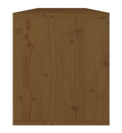 Armoires murales 2pcs Marron miel 60x30x35cm Bois de pin massif