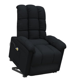 Fauteuil de massage Noir Tissu