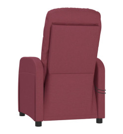 Fauteuil électrique de massage Bordeaux Tissu