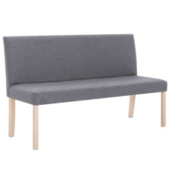 Banc 139,5 cm Gris clair Polyester