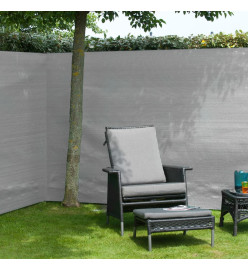 Nature Brise-vue de jardin PE 1 x 3 m Gris