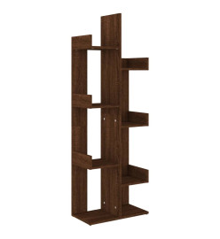 Bibliothèque 48x25,5x140 cm Chêne marron Bois d'ingénierie