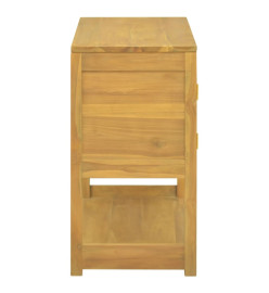 Armoire de salle de bain 85x40x75 cm Bois de teck solide