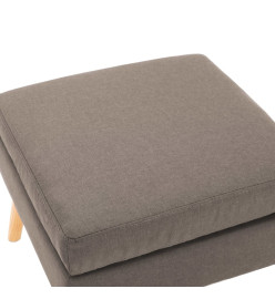 Repose-pied Taupe Tissu