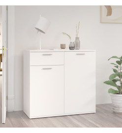 Buffet Blanc 80x36x75 cm Aggloméré