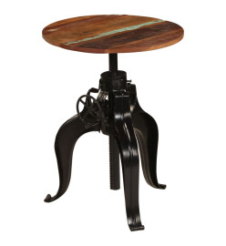 Table de bar Bois de récupération massif 60 x (76-110) cm