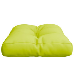 Coussin de palette vert vif 60x40x12 cm tissu