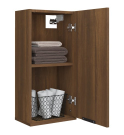 Armoire de salle de bain murale Chêne marron 32x20x67 cm