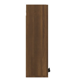 Armoire de salle de bain murale Chêne marron 32x20x67 cm