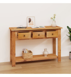 Table console 110x35x75 cm Bois de chêne solide