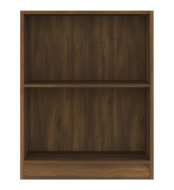 Bibliothèque Chêne marron 60x24x74,5 cm Bois d'ingénierie