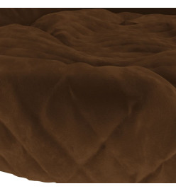 Lit pour chien Marron 110x90x23 cm Peluche