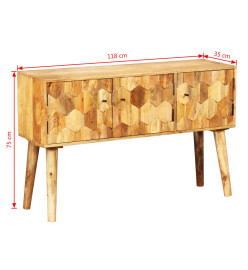 Buffet Bois massif de manguier 118 x 35 x 75 cm